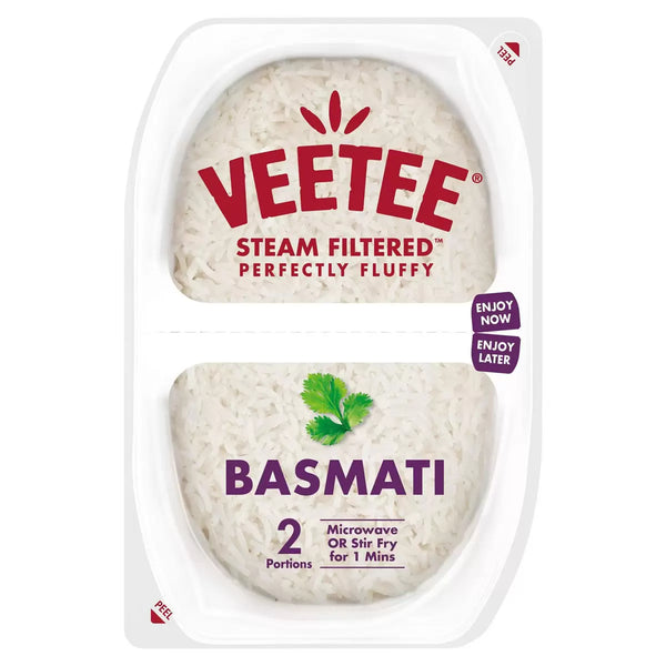 VeeTee Rice & Easy Basmati, 6 x 2 x 125g