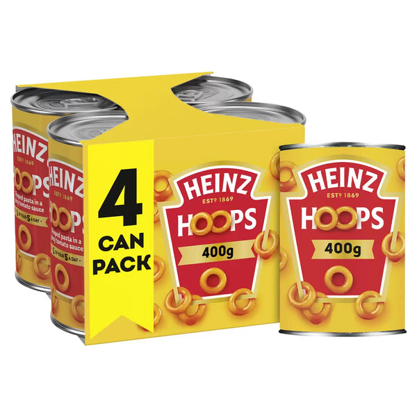 Heinz Spaghetti Hoops, 6 x 4 x 400g